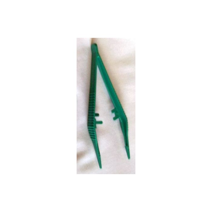Pinzetta sterile monouso in plastica per medicazione 8 cm