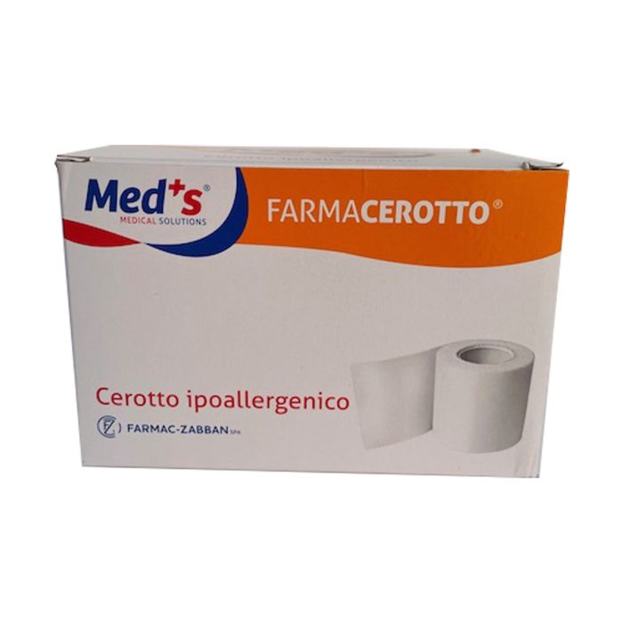 Cerotto in rotolo in TNT 9,14 m x 5 cm confezione da 6 rotoli Med's Farmacerotto