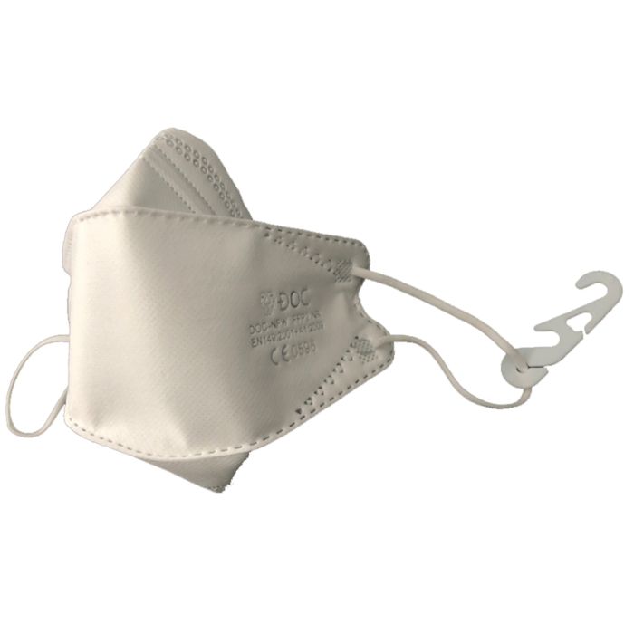 Mascherine FFP2 senza valvola con elastici GIMA HALO conf. 25 pezzi
