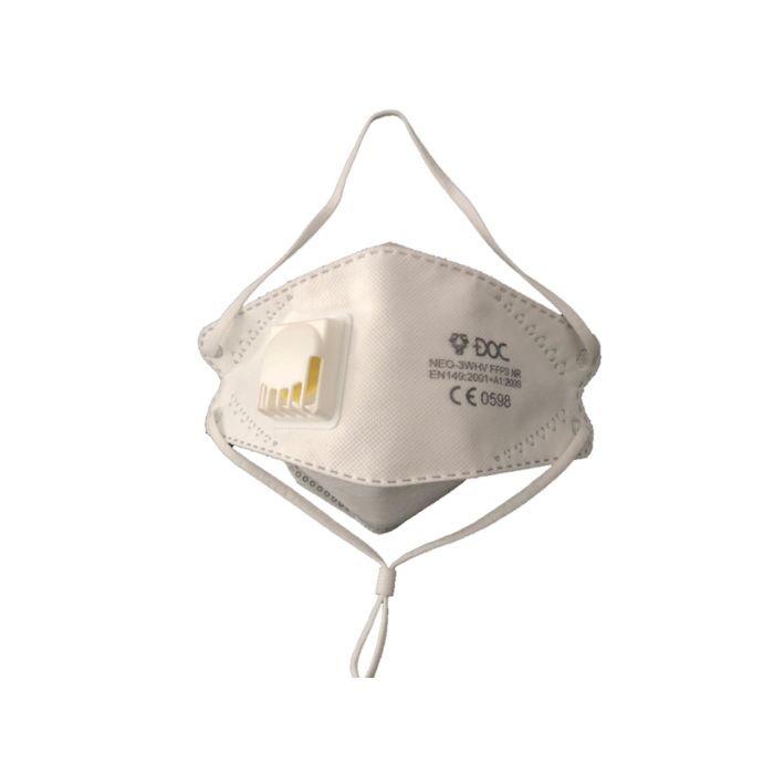Mascherine FFP3 con valvola con elastici GIMA HALO conf. 15 pezzi