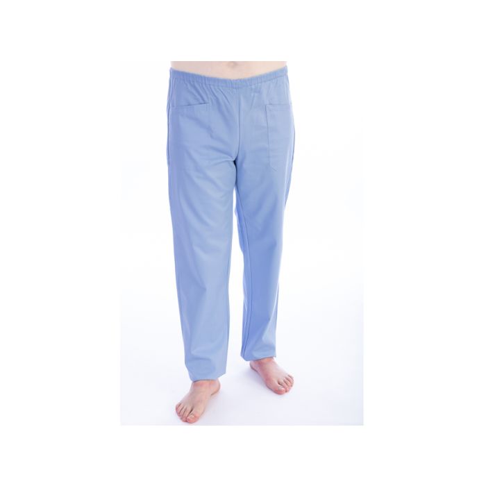 Pantaloni infermiere azzurri unisex cotone/poliestere taglia L Gima 