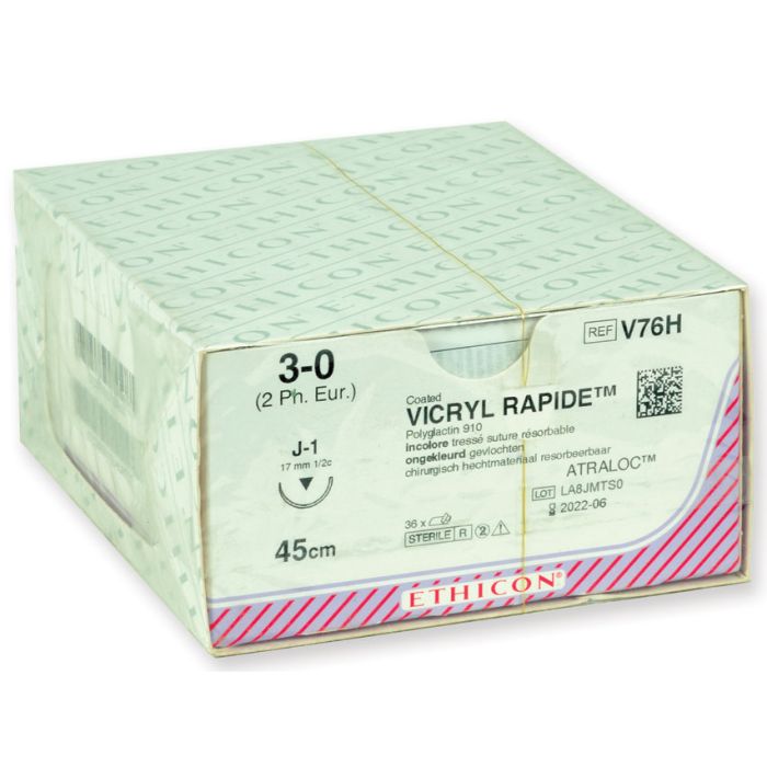 Sutura assorbibile Ethicon Vicryl Rapid 3/0 36 pezzi
