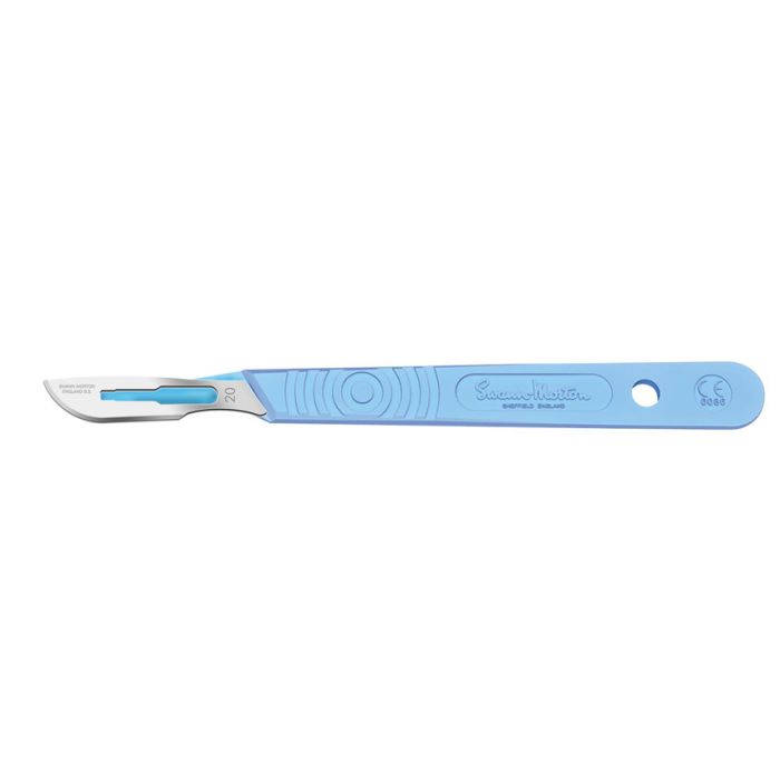 Bisturi monouso in acciaio inox sterili Swann-Morton N. 20 conf. 10 pezzi