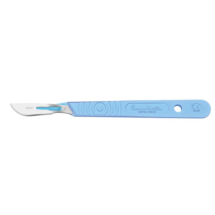 Bisturi monouso in acciaio inox sterili Swann-Morton N. 22 conf. 10 pezzi
