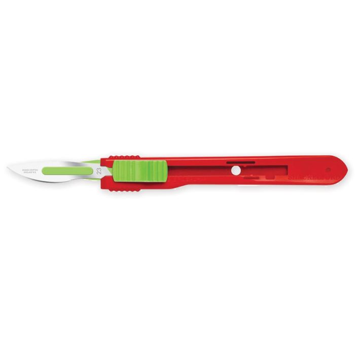 Bisturi monouso in acciaio inox di sicurezza sterili Swann-Morton N. 23 conf. 10 pezzi