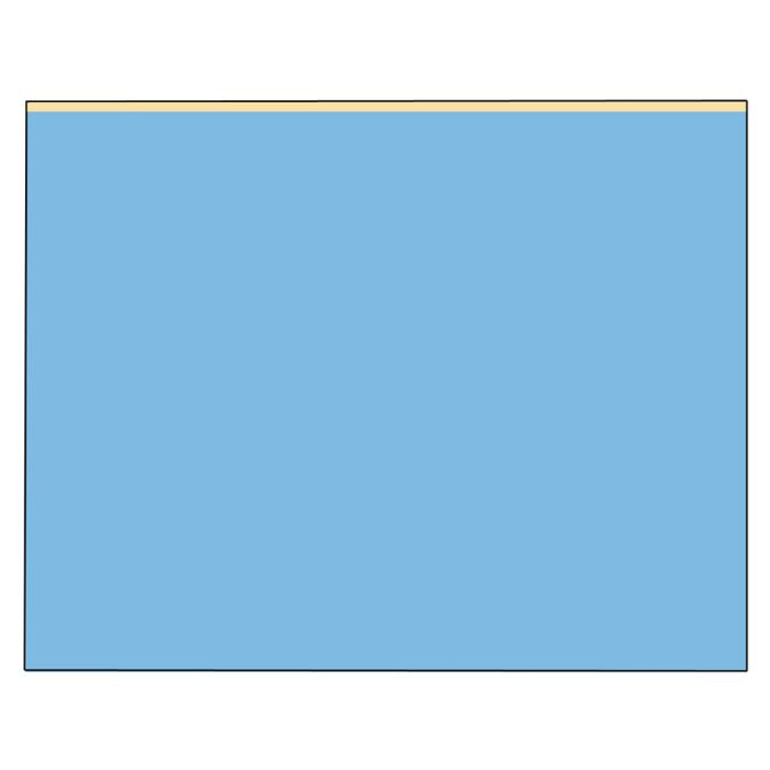 Telo chirurgico in TNT, 150 x 240 cm, azzurro, con lato adesivo, conf.25 pezzi