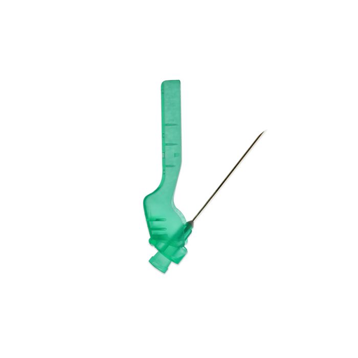 Ago ipodermico di sicurezza 21G 0,8 x 38 mm sterile monouso confezione da 100 pezzi Rays MICROTIP/SAFE
