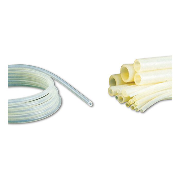 Tubo in silicone 6 x 12 mm spessore 3 mm per uso medicale esterno rotolo da 30 metri Gima