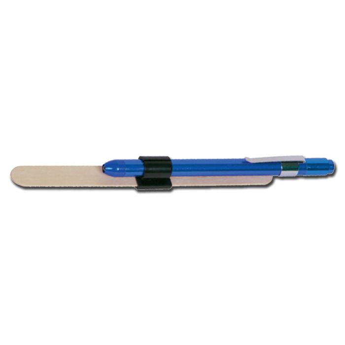 Lucciola Delta con LED blu in scatola di alluminio e 2 batterie AAA Gima