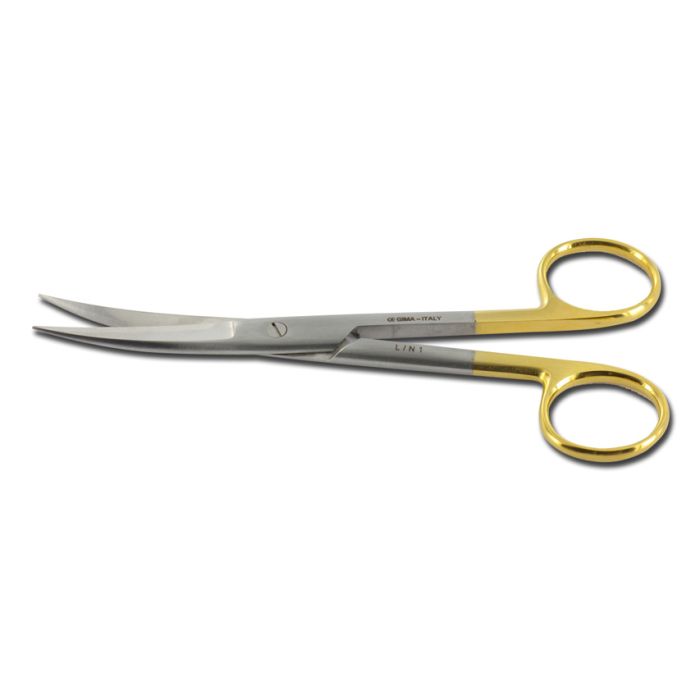 FORBICI CURVE IN TUGSTENO PUNTE ACUTE 14,5 cm 