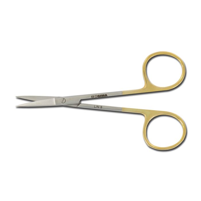 FORBICI IRIS IN TUSGTENO RETTE 11,5 cm Gima