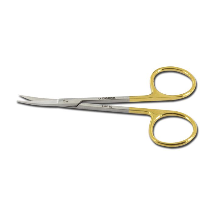 FORBICI IRIS IN TUSGTENO CURVE 11,5 cm Gima