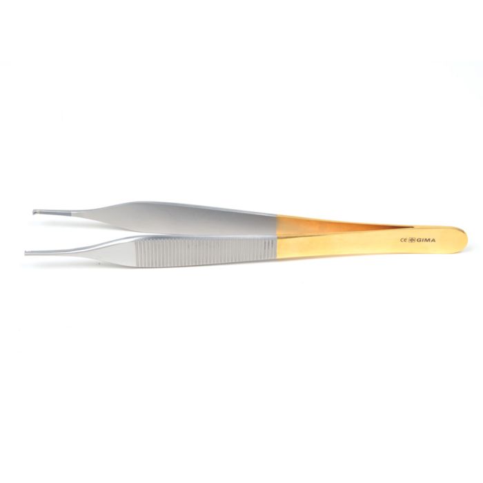 PINZA CHIRURGICA MICRO ADSON IN TUGSTENO 15 cm - 1x2 denti Gima