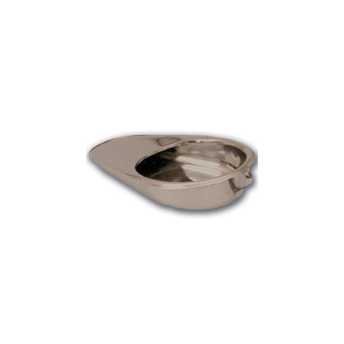 PADELLA OSPEDALIERA IN ACCIAIO INOX 418x292x85 mm