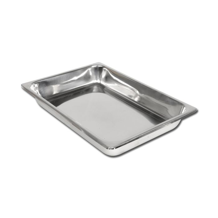 VASSOIO IN ACCIAIO INOX 355x254x50 mm 