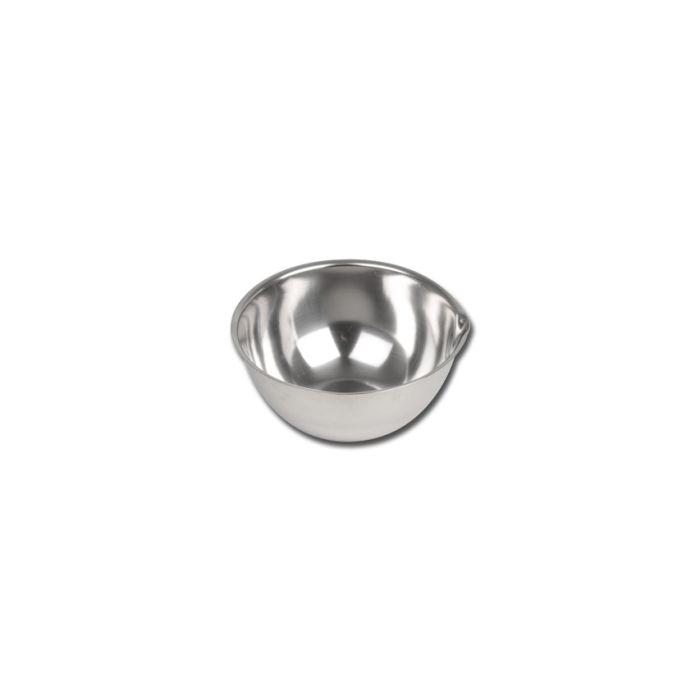 CAPSULA IN ACCIAIO INOX diametro 128 mm con beccuccio 