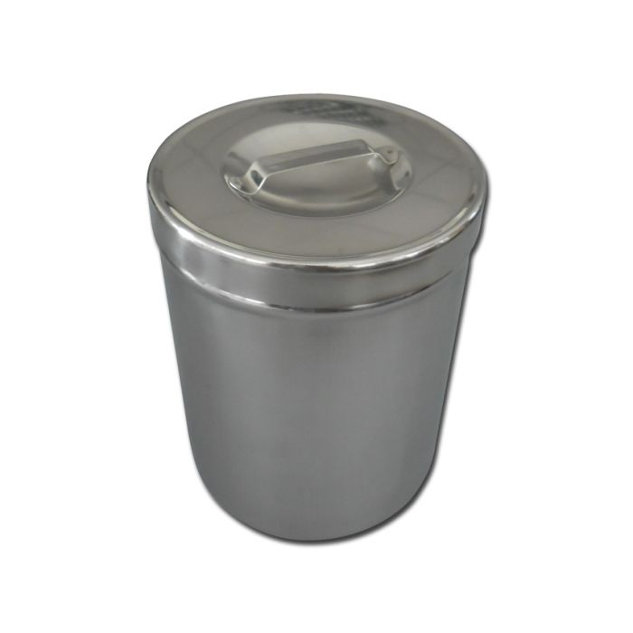 PORTACOTONE IN ACCIAIO INOX diametro 127x162 mm - 2litri 