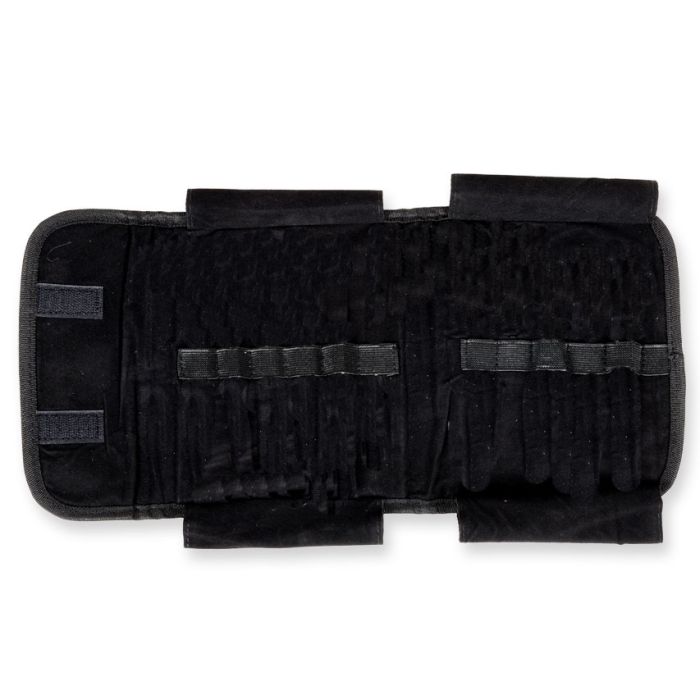 Borsa portaferri chirurgici con imbottitura di protezione e chiusura in velcro nera
