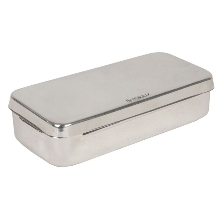 SCATOLA PORTASTRUMENTI IN ACCIAIO INOX 18x8x4 cm 