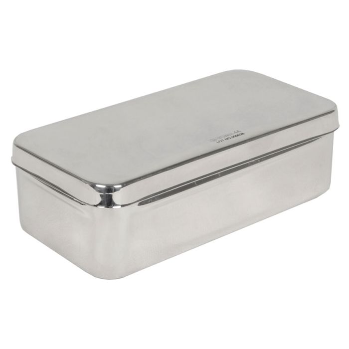 SCATOLA PORTASTRUMENTI IN ACCIAIO INOX 20X10X6 cm 