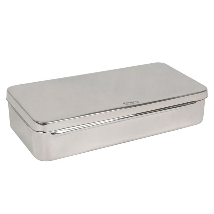 SCATOLA PORTASTRUMENTI IN ACCIAIO INOX 30x15x6 cm