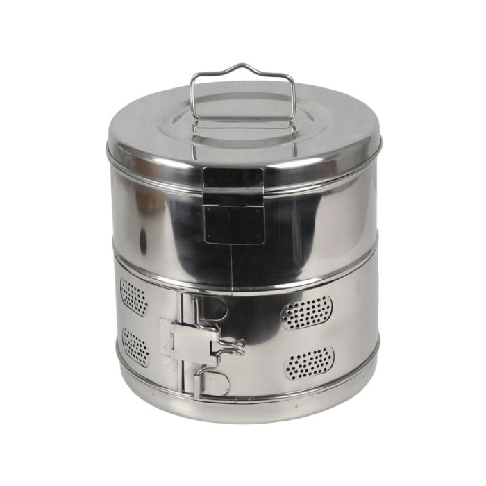 Drum cilindrico per sterilizzazione diametro 240 x h 240 mm Gima
