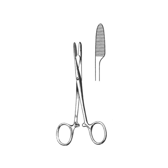 PINZA PEAN CHIRURGICA retta in acciaio inox misura 14 cm 