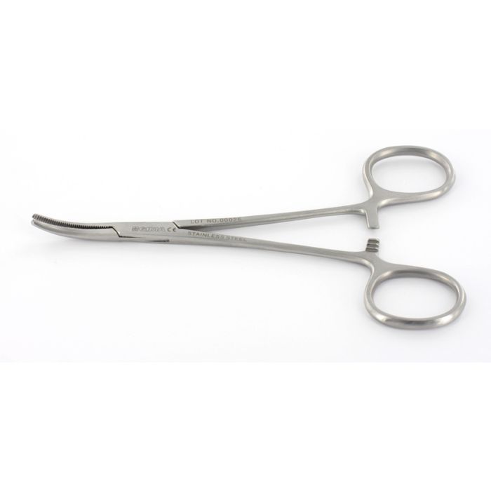 PINZA MOSQUITO CHIRURGICA curva in acciaio misura 12,5 cm