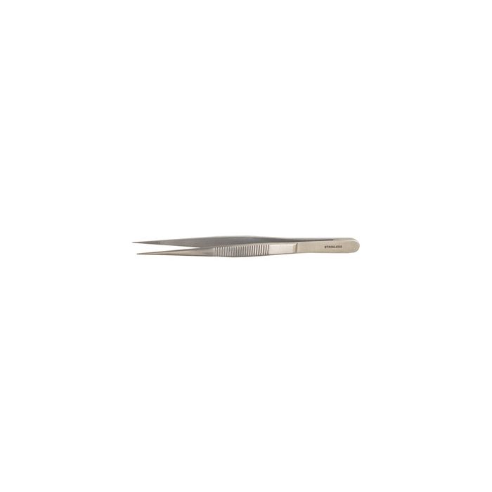 Pinza a punte fini-Pinze per dermatologia in acciaio-12 cm-Gima