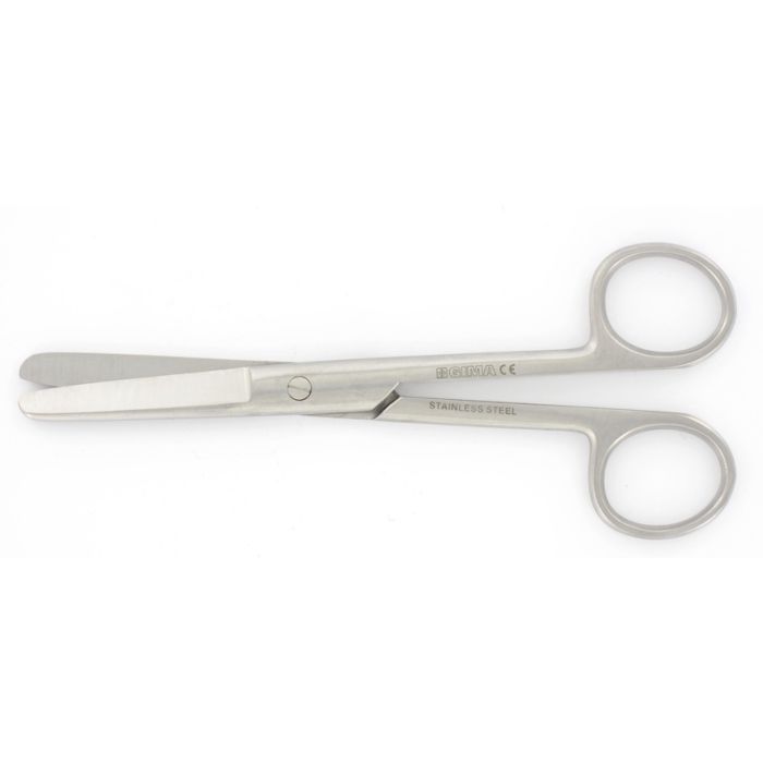 FORBICE RETTA punte smusse in acciaio inox misura 14,5 cm 