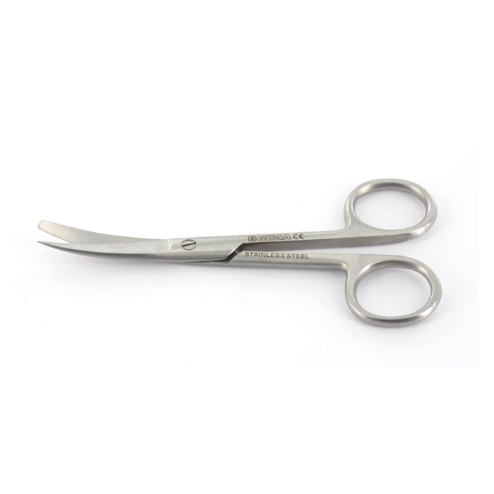 FORBICE CURVA punte alterne in acciaio inox misura 16 cm 