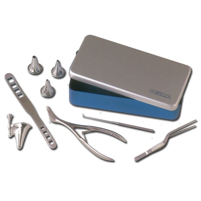 TROUSSE PER ORL in scatola alluminio 