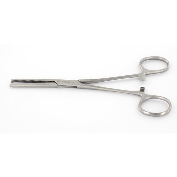 PINZA CHIRURGICA KOCHER retta in acciaio inox misura 18 cm 