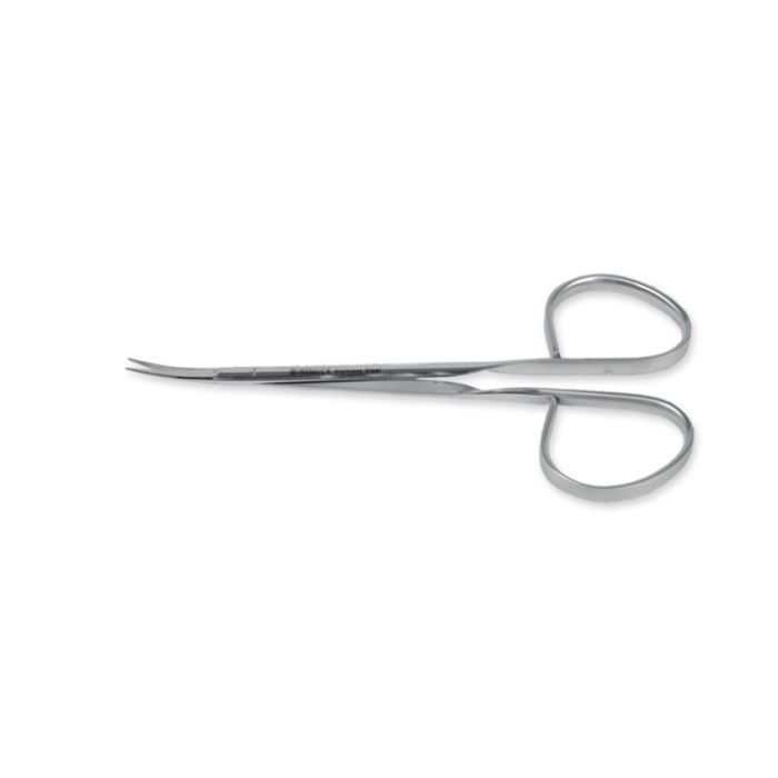 FORBICI CHIRURGICHE PER SUTURA RIBBON curve in acciaio inox misura 9,5 cm 
