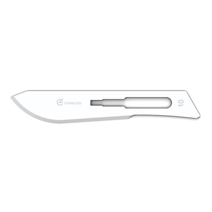 LAME GIMA INOX N. 10 STERILI conf. 100 pezzi