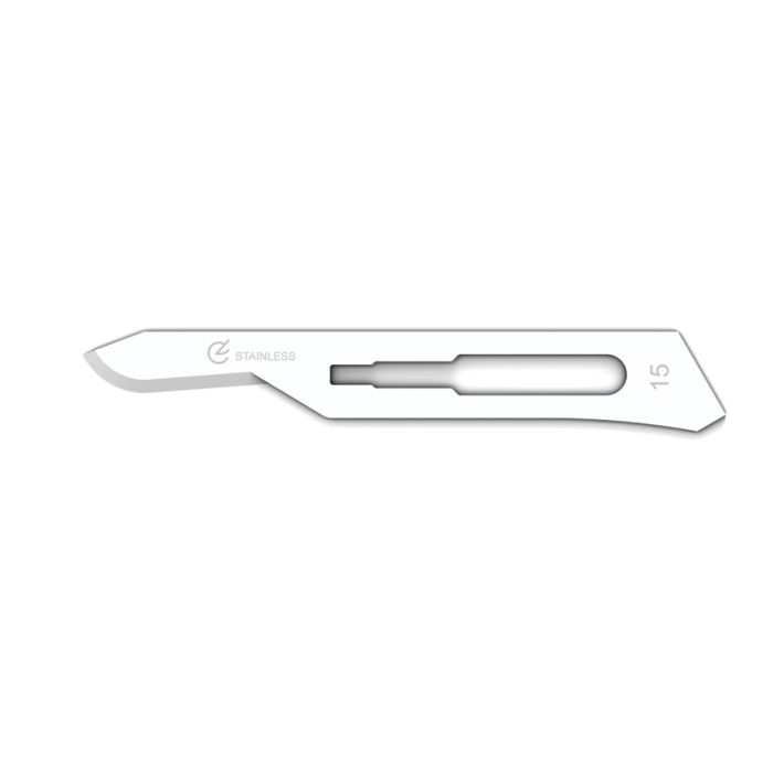 LAME GIMA INOX N. 15 STERILI conf. 100 pezzi