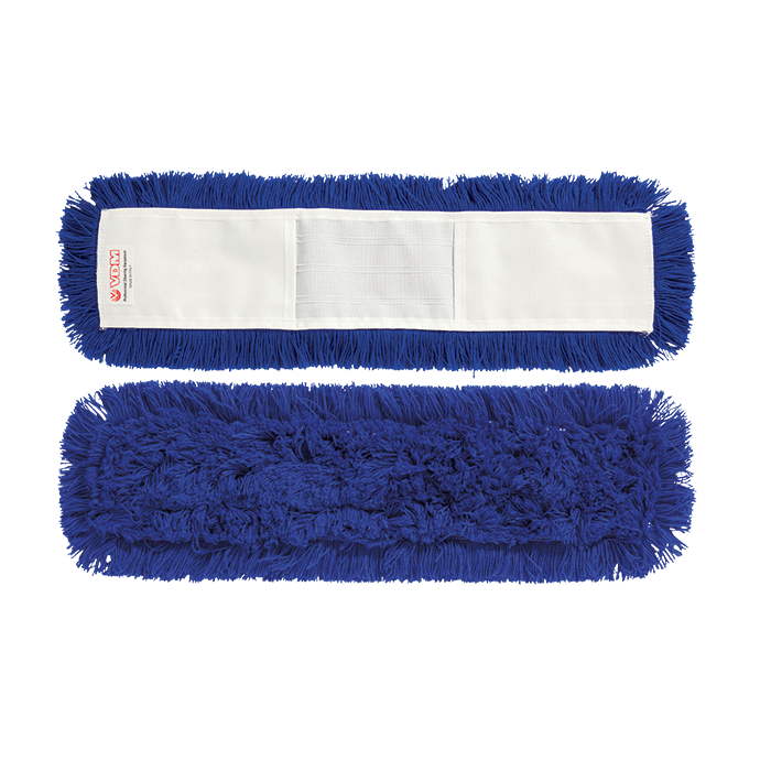 VDM Frangia per scopatura pavimenti in microfibra blu 100 cm 