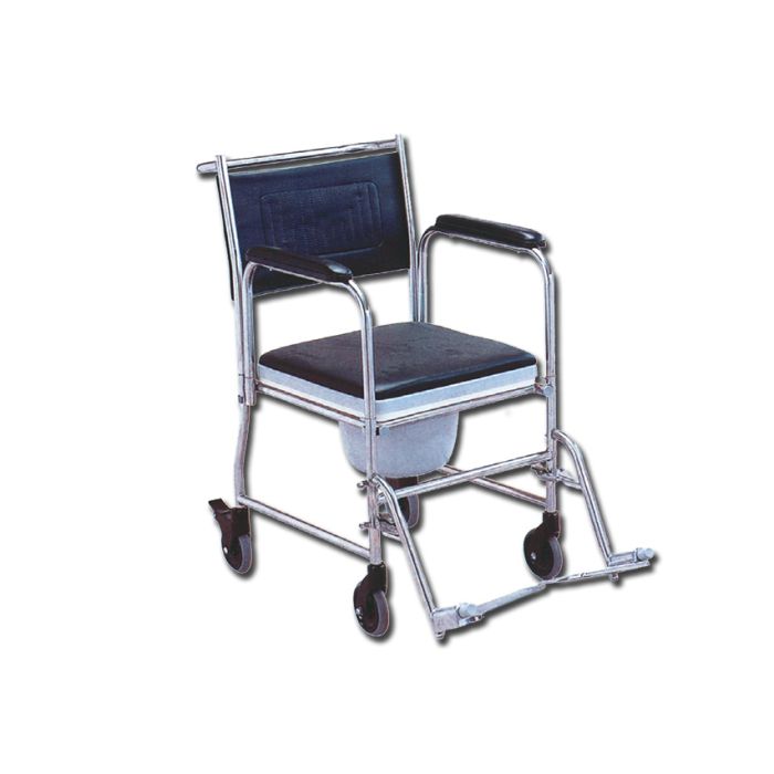 CARROZZINA COMODA in acciaio inox cromato portata 100 kg