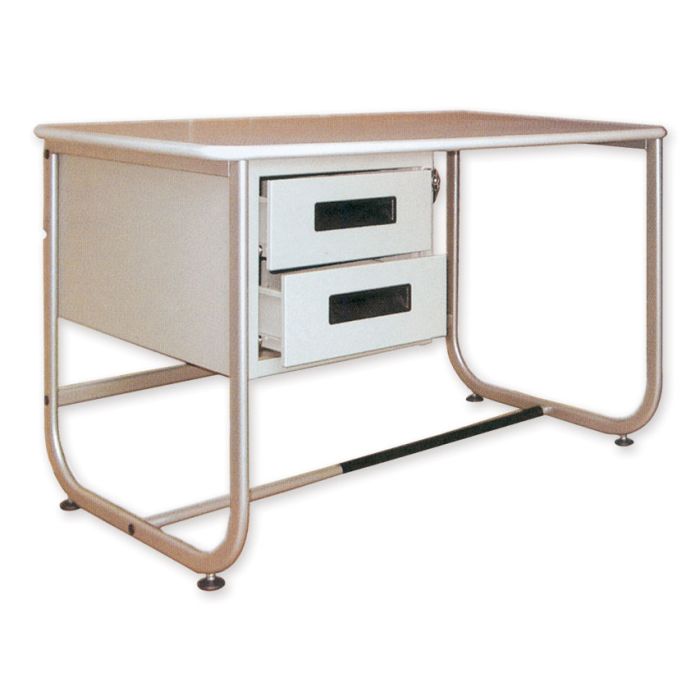 SCRIVANIA DA STUDIO MEDICO 130x71 cm - con 2 cassetti 