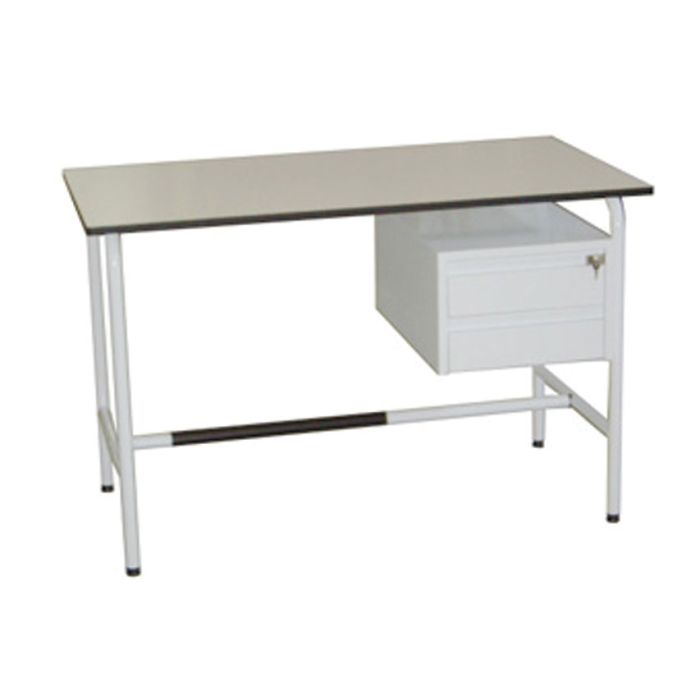 SCRIVANIA PER STUDIO MEDICO 120x70 cm - con 2 cassetti 