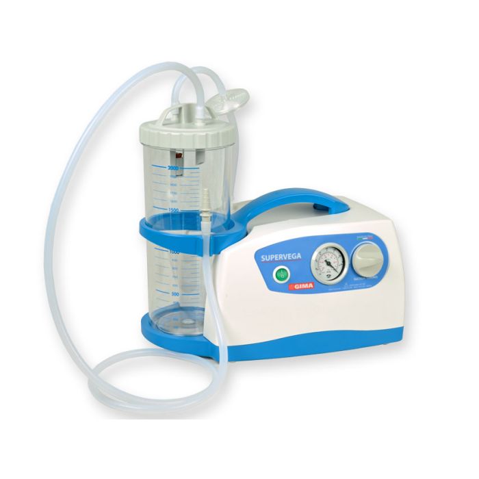 ASPIRATORE CHIRURGICO SUPER VEGA - vaso 2 litri Gima