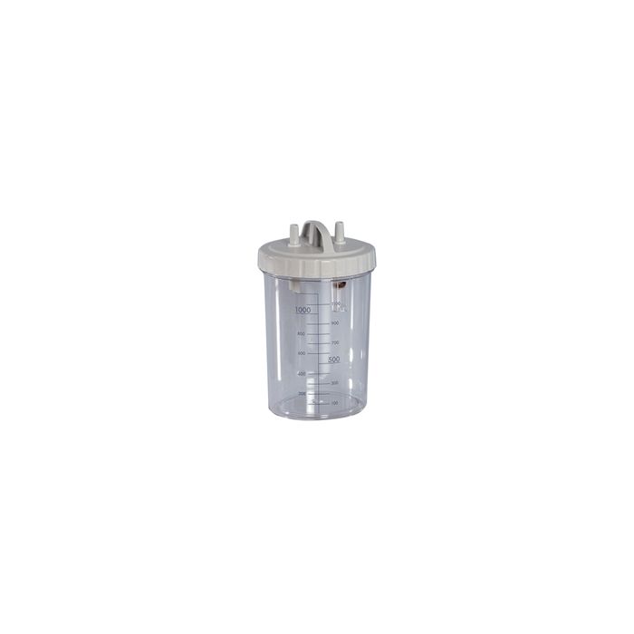 Ricambio per aspiratori- Vaso con coperchio-1 lt-Gima
