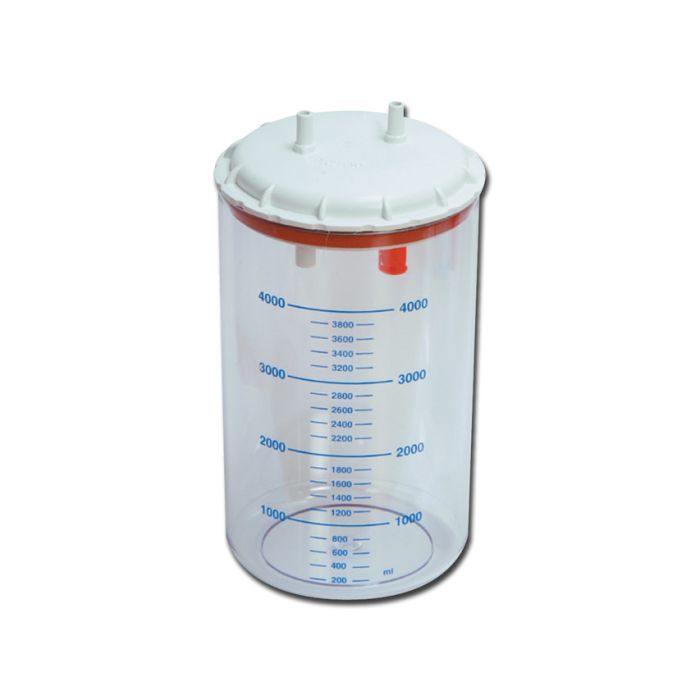 Vaso 4 lt con coperchio autoclavabile a 121°C-Gima