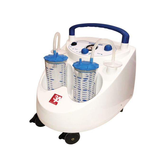 Aspiratore chirurgico 60 lt 2 vasi da 2 lt + pedale MAXI ASPEED-Gima