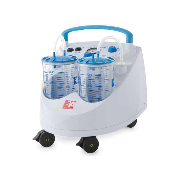 Aspiratore chirurgico 60 lt- 2 vasi da 4 lt + pedale MAXI ASPEED-Gima