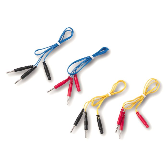 Cavetto sdoppiatore kit di 4 (2 blu + 2 gialli) per codici 28370/6/8, 28380/2 