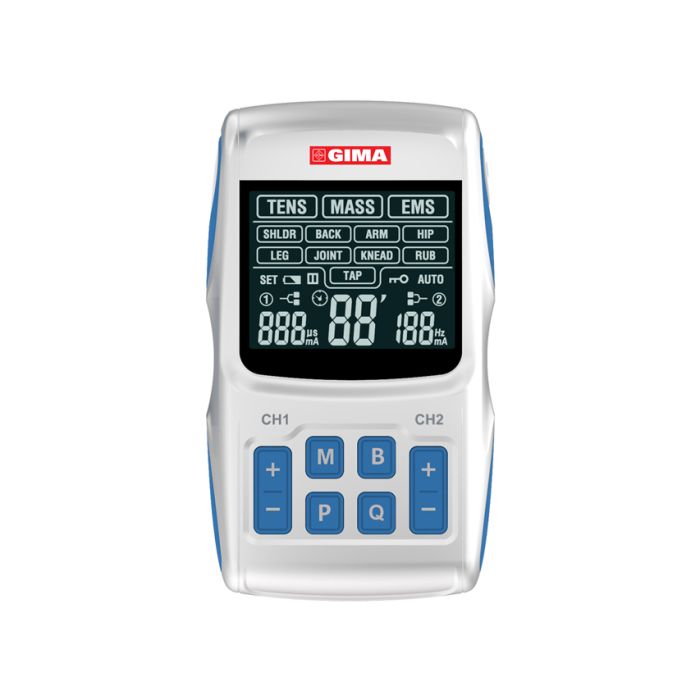 Stimolatore a 2 canali con 36 programmi CARE TENS-Gima