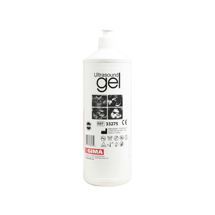 GEL ULTRASUONI TRASPARENTE GIMA - bottiglia 1 litro conf. da 18 pezzi