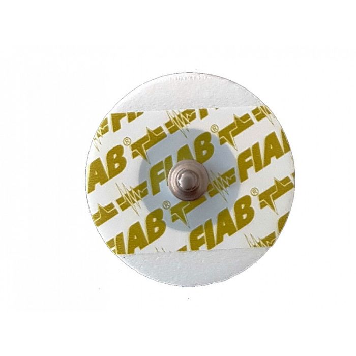 Elettrodi ECG monouso 48 x 50 mm in foam gel solido a clip adulti da 50 pezzi Fiab F9060