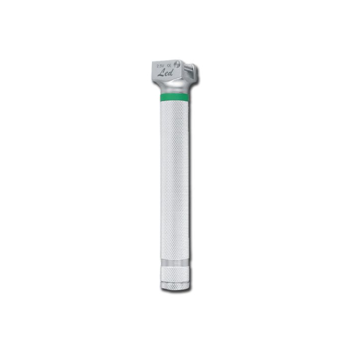 Manico laringoscopio pediatrico F.O. LED ricaricabile 2,5 V GIMA Green